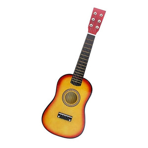 21 inch Solid Wood 6 Strings Acoustic Guitar Children Practice Mini String Acoustic Guitarra for Child Beginners Home-schooling