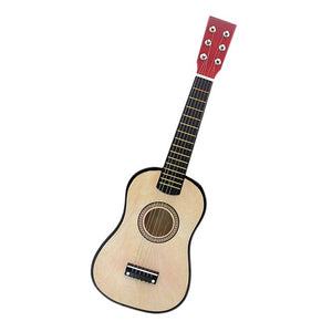 21 inch Solid Wood 6 Strings Acoustic Guitar Children Practice Mini String Acoustic Guitarra for Child Beginners Home-schooling