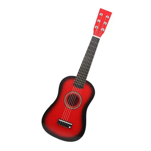 21 inch Solid Wood 6 Strings Acoustic Guitar Children Practice Mini String Acoustic Guitarra for Child Beginners Home-schooling