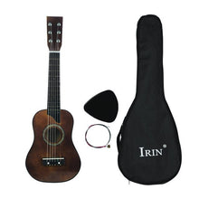 Charger l&#39;image dans la galerie, IRIN Mini 25 Inch Basswood Acoustic 12 Frets 6 Strings Guitar with Pick and Strings for Children