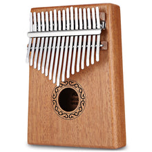 Charger l&#39;image dans la galerie, W-17T 17 Keys Kalimba Thumb Piano High-Quality Wood Mahogany Body Musical Instrument With Learning Book Tune Hammer for beginner