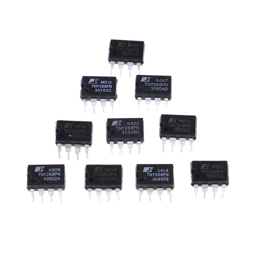 10 Pcs/lot Tny268pn Dip7 Tny268 Dip Tny268p Dip-7 Chip Instrument Parts & Accessoires Wholesale Black