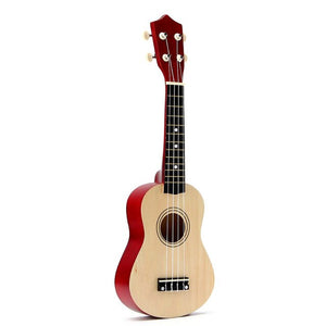 MMFC-21 inch Soprano Ukulele 4 Strings Hawaiian Guitar Uke + String + Pick For Beginners kid Gift