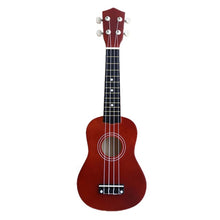 Charger l&#39;image dans la galerie, MMFC-21 inch Soprano Ukulele 4 Strings Hawaiian Guitar Uke + String + Pick For Beginners kid Gift