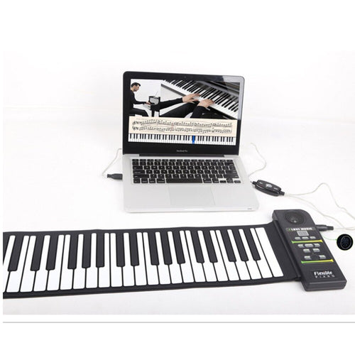 Multi Style Portable 88 Keys Flexible Silicone Roll Up Piano Folding Electronic Keyboard for Children Student